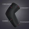 1 Piece Breathable Arm Support Sleeve Sun UV Protection Basketball Running Fitness Armguards Sports Compress Elbow Pads 5