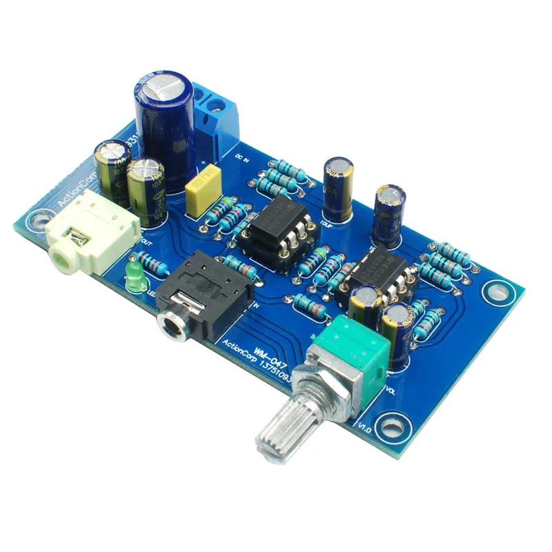 HIFI 47 Earphone Amplifier 2 Channel Headphone Amplifier 47 Amplifier Dc Single Power Version Finished Product 