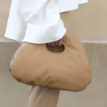 Новая модная осенняя и зимняя женская простая сумка-клатч женская Высококачественная Pu кожаная сумка женская индивидуальная Подушка Сумки