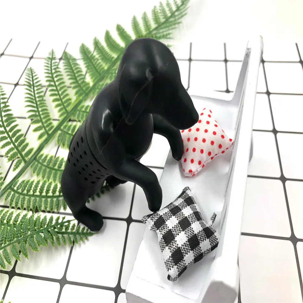 

Tea Strainer Filter Hot Animal Pet Dog Tea Maker Silicone Dachshund Easy To Cleaning And Use For Brewing Tea Coffee Accessories