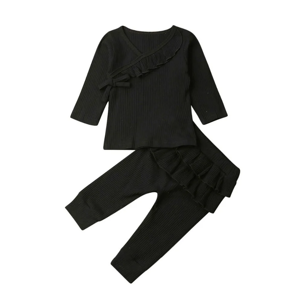 Kid Baby Girls Clothes Newborn Long Sleeve Top Pants Leggings Autumn Outfit Set