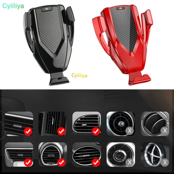 

30pcs M8 Car Wireless Charger Automatic Clamping Phone Holder for iphone IOS Android Suction Cup Infrared Sensor Mount Bracket