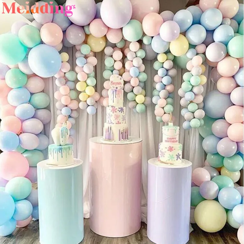 

100pcs 12inch Macaron Candy Pastel Candy Latex Balloons Kids Birthday Party Helium Baloons Baby Shower Wedding Party Decoration
