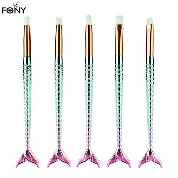 

5PCS Fony Make Up Foundation Eyebrow Eyeliner Blush Cosmetic Concealer Brushes j218