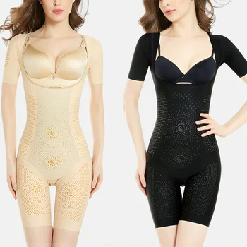 

Short Sleeve Pants Fully Body Shaper Fat Burning Corset Shapewear for Women -MX8