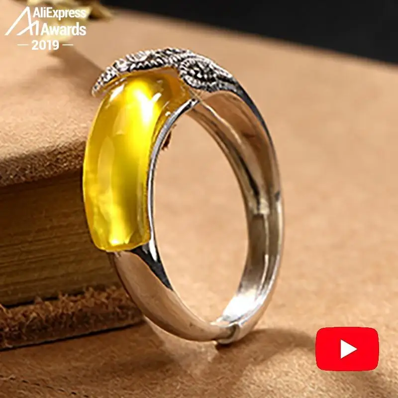 Amber Gemstone NOT FAKE Israel S925 Fine Antique Ring Sterling Silver Women aristocrat noble Natural Artisan Baltic Amber Gemstone NOT FAKE Israel S925 Fine Antique Ring Sterling Silver Women aristocrat noble Natural Artisan Baltic