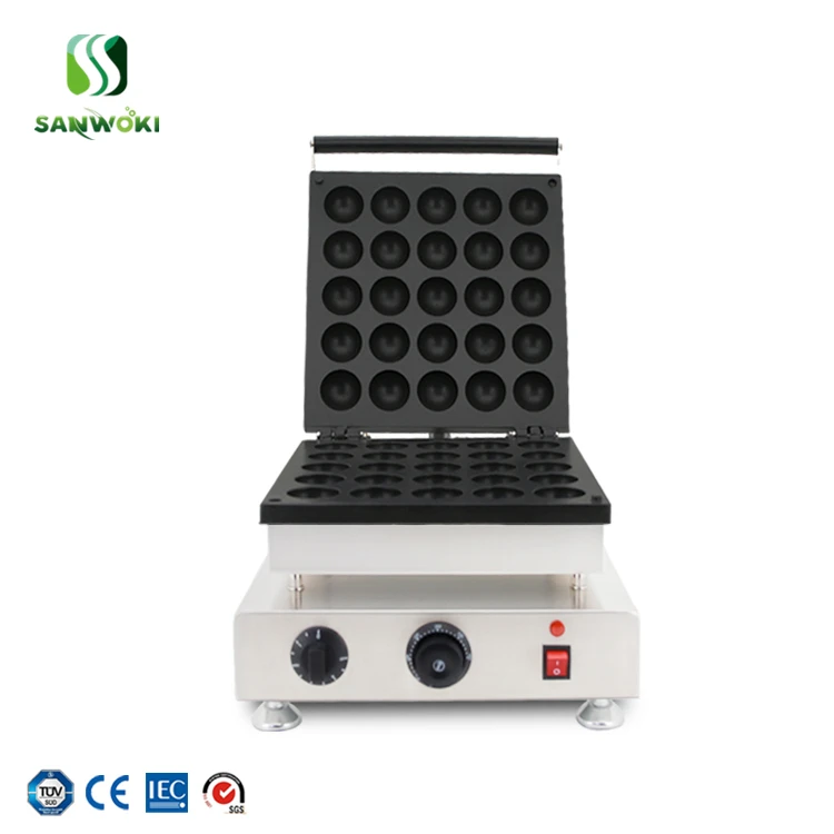 

Commercial 110v 220v Electric 25pcs Bomb Burning Waffle Maker Machine Cake pops maker machine Waffle Ball Baker Machine