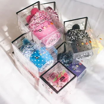 

Autumn And Winter Thick Warm Coral Velvet Household Sleeping Socks Creative Cake Sleeping Socks Stereo Ball Floor Socks Children