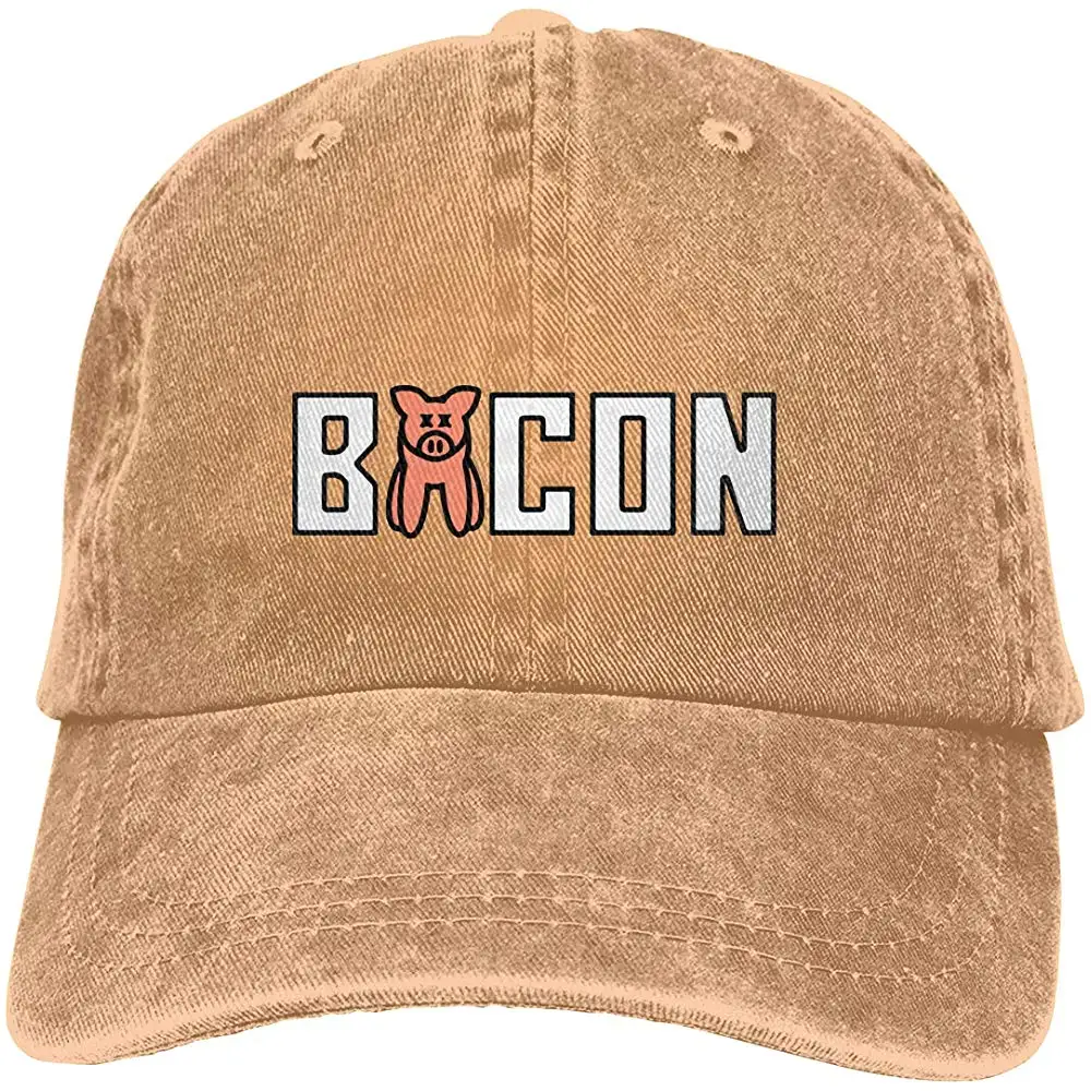 Для мужчин и Для женщин Регулируемый джинсы Бейсбол Кепки бекон Кепка-тракер Кепки