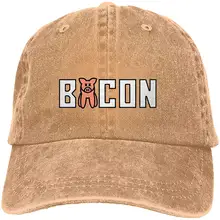 Для мужчин и Для женщин Регулируемый джинсы Бейсбол Кепки бекон Кепка-тракер Кепки