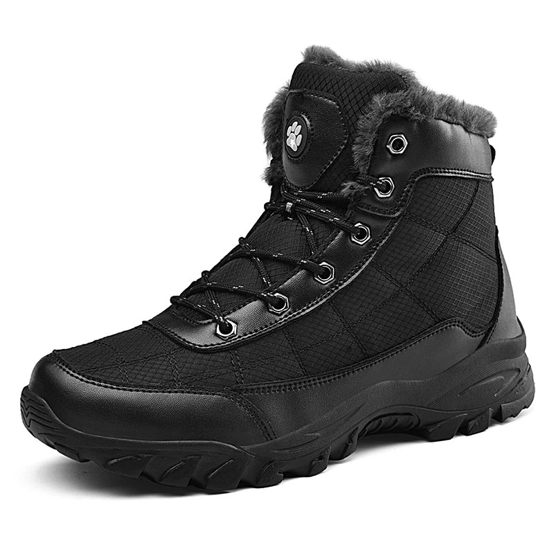 

Big Size 39-49 Autumn Winter Men Snow Boots Army Combat Style Fashion High-top Ankle Boots Men's Shoes Comfortable Sneakers *713
