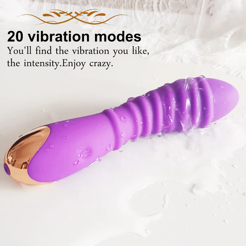 20 Modes G-Spot Dildo Vibrator Soft Silicone Waterproof Massager Female Vagina Clitoris Stimulato Masturbator Sex Toys For Woman img3
