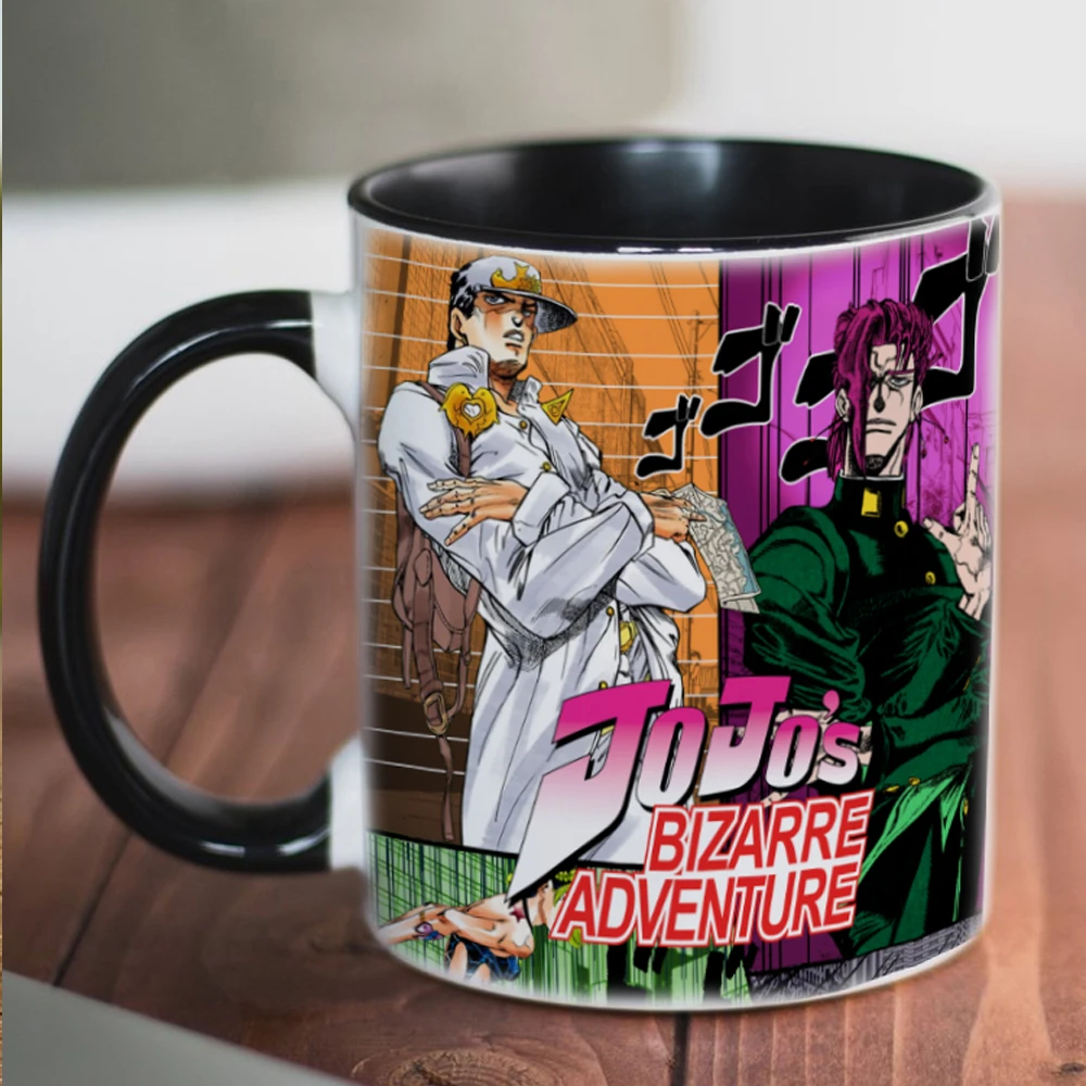 ジョジョの奇妙な冒険マグコーヒーマグ11オンスセラミックマジックカラーチェンジングミルクカップ Mugs Aliexpress