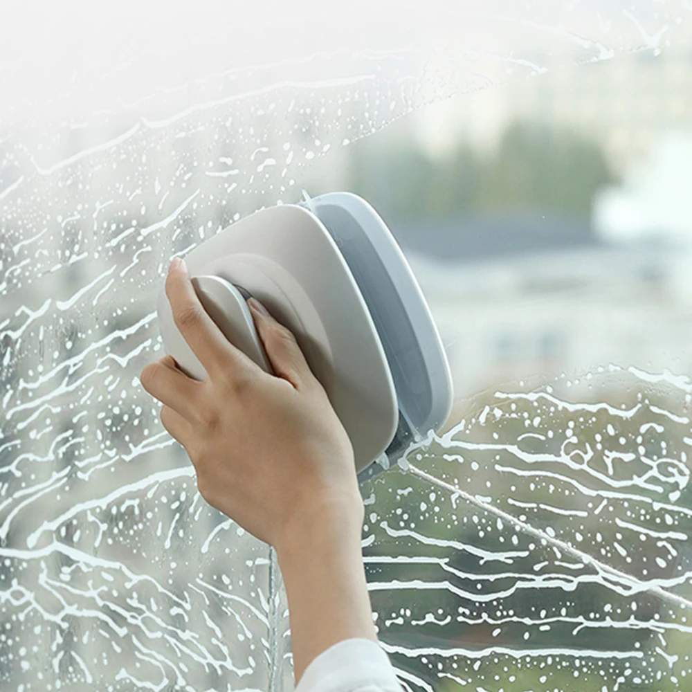 

Sponge Cleaning Brush Home Forest Cloud Glass Wipe Glass High-rise Home Window Artifact Double Window Cleaner 858g 120x135x100cm