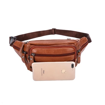 

Unisex Waist Bag Sports Pack Zipper Multi-Functional Outdoor Shoulder Slant Chest Retro Bag casual run bike funny pack