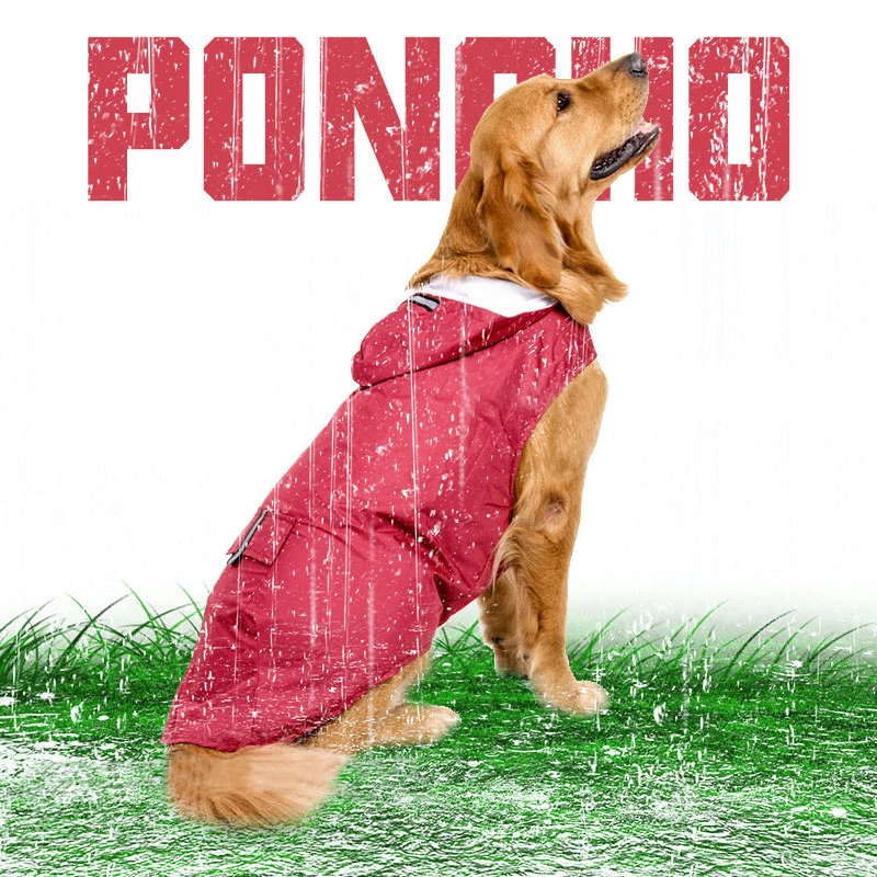 

Reflective Dog Raincoat Rain Jacket Jumpsuit Waterproof Pet Clothes Safety Rainwear For Pet Small Medium Dogs Puppy Doggy