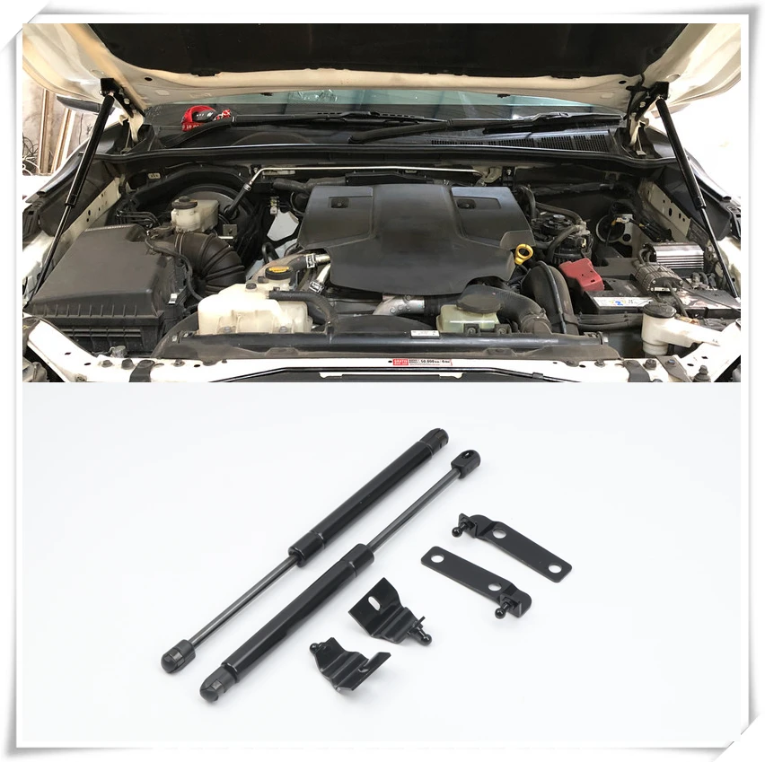 

For Toyota Fortuner 2016 2017 2018 2019 Hood Cover Hydraulic Rod Strut Telescopic Rod Engine Hood Lift Support 2pcs