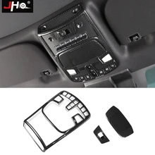 JHO ABS углеродное волокно передняя лампа для чтения рамка Обложка отделка комплект для детей на возраст от 4 двери Ford F150- Raptor аксессуары