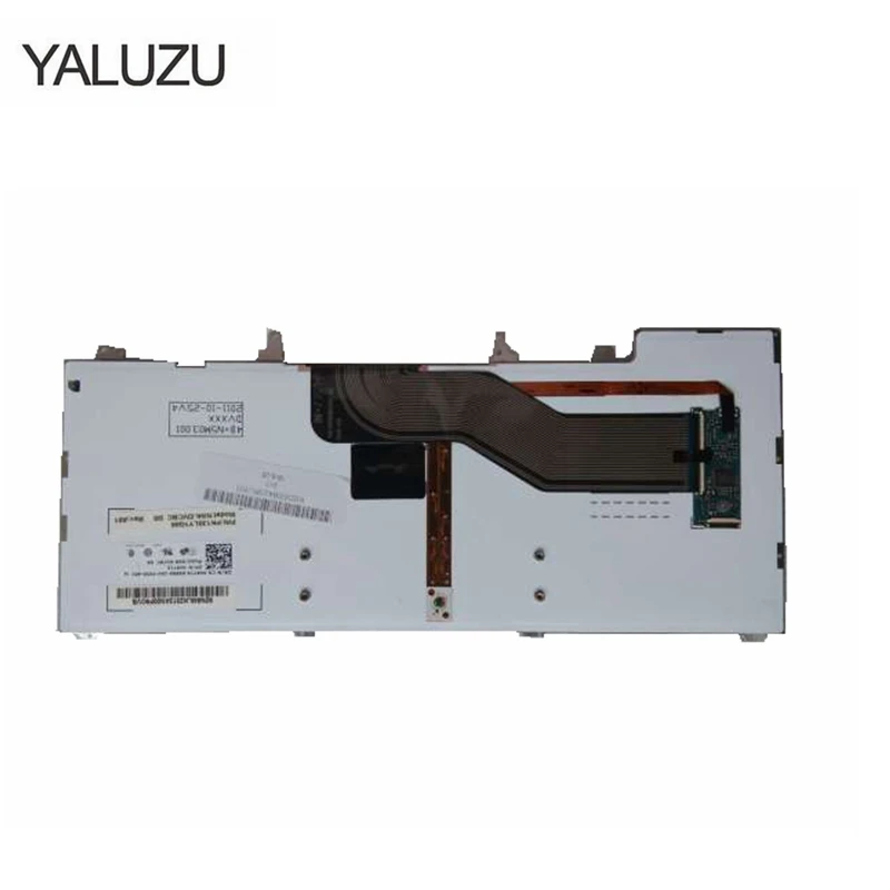 YALUZU Русская клавиатура для ноутбука DELL E6420 E5420 E5430 E6220 E6320 E6330 E6420 E6430 RU с подсветкой черная клавиатура для ноутбука