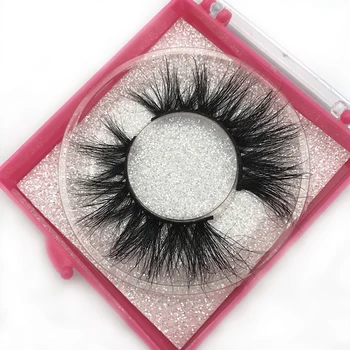 

Buzzme New Package Regular Length 3D Real Mink Lasting Lashes Natural Soft Handmde Lightweight False Mink Eyelashes