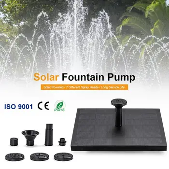 

Solar Fountain Outdoor Pool Water Feature Flowing Water Floating Fountain Solar Fountain Pump Waterproof Floating Fountain Kit