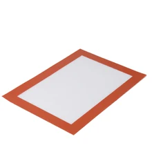 Пищевой коврик для выпечки многоразовый нетоксичный квадратный термостойкий легкий чистый хлеб Домашний силиконовый коврик нескользящий бисквит кухонный антипригарный