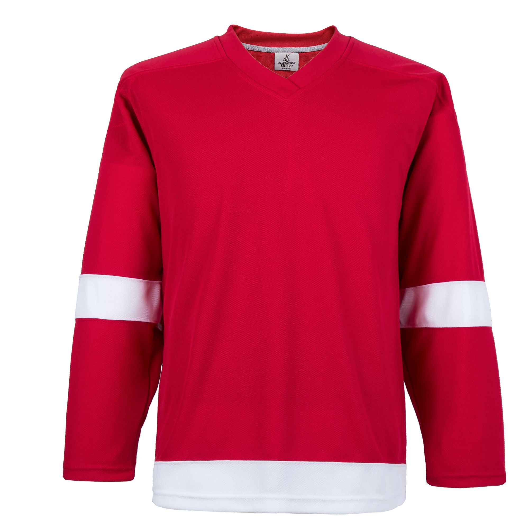 thumbnail image 1 of Camisetas de práctica del equipo de la Liga Nacional de Hockey en blanco de la serie H900: tela de poliéster transpirable gruesa de alta calidad - Junior y Senior, 1 of 4
