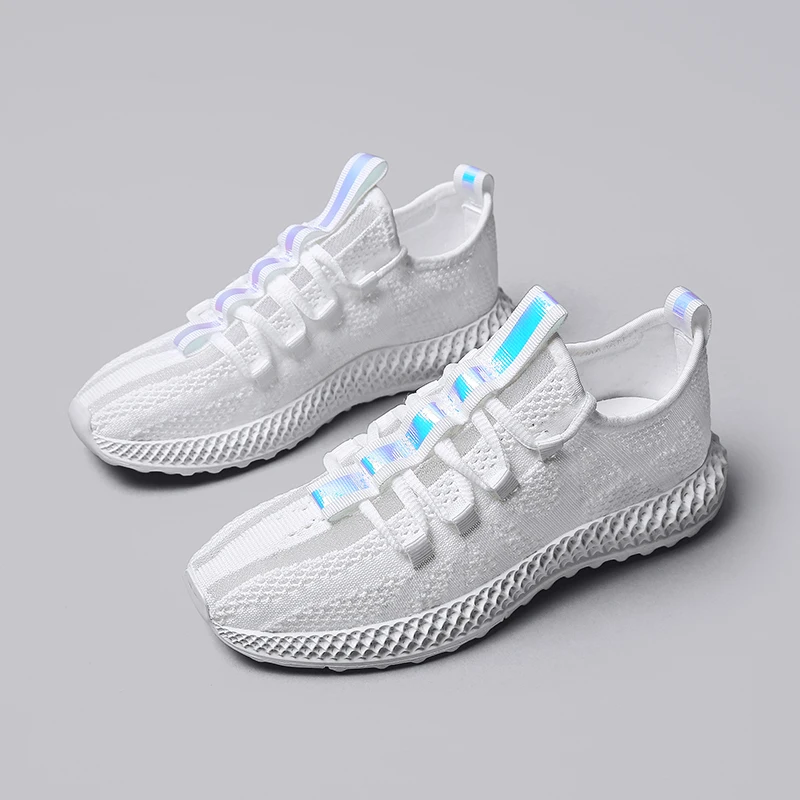 Женские кроссовки на толстой платформе белые черные бежевые tenis feminino удобные