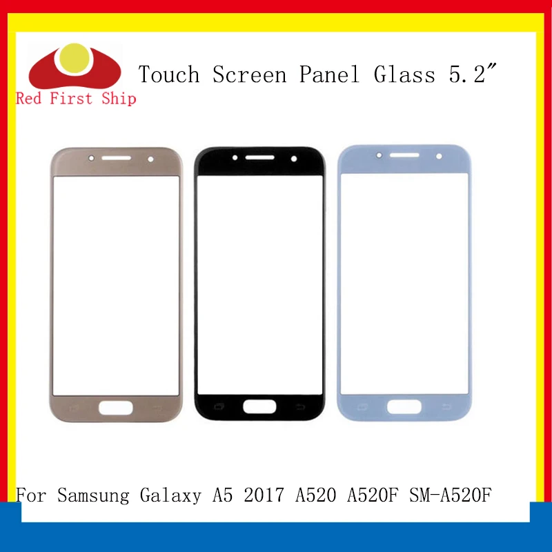 10 шт./лот сенсорный экран для Samsung Galaxy A5 2017 A520 A520F Сенсорная Панель переднее