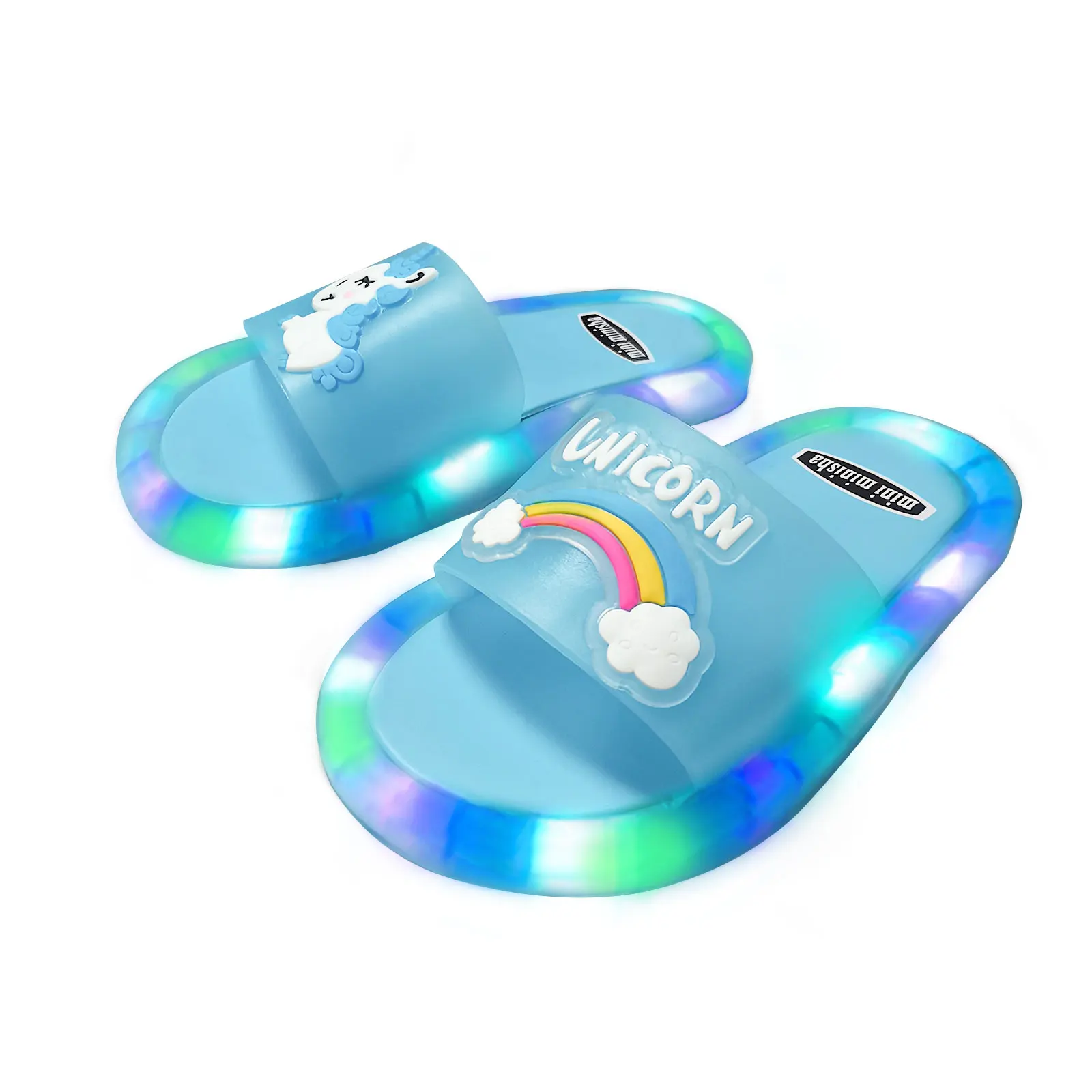 Unicorn LED Light-Up Flip Flops For Children | Unilovers