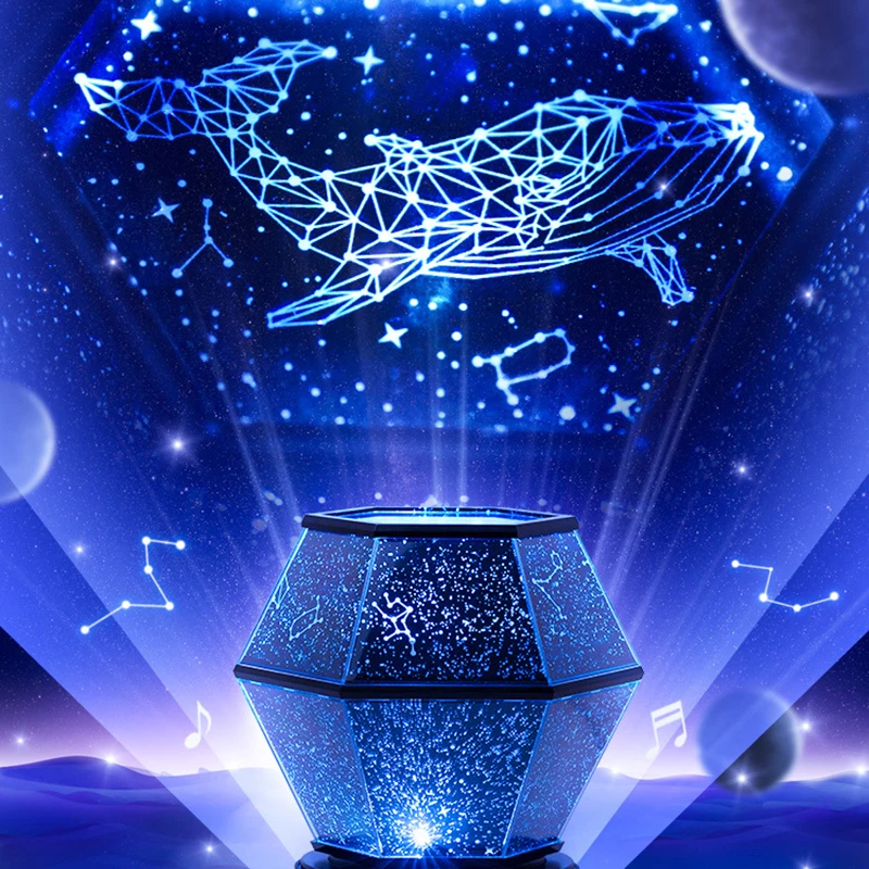 Intelligent Rotating Remote Control Starry Sky Projector Light Romantic LED Night | Электроника