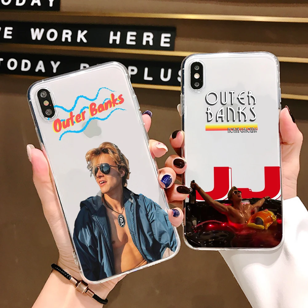 Прозрачный мягкий чехол с внешними банками для iphone 11 SE X 7 XS XR XSMA 11Pro 11ProMax |