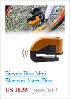 Bicycle Lock Anti-theft Remote Control Mountain Road Bike Excellent Cycling Security Lock Vibration Alarm Bicycle Accessories