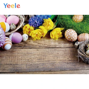 

Happy Easter Spring Rabbit Nest Egg Photography Backdrop Custom Vinyl Photographic Background For Photo Studio Photophone Shoot