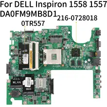 KoCoQin ноутбук материнская плата для Dell Inspiron 1558 1557 HD4570 материнская плата CN-0TR557 0TR557 DA0FM9MB8D1 HM57 216-0728018