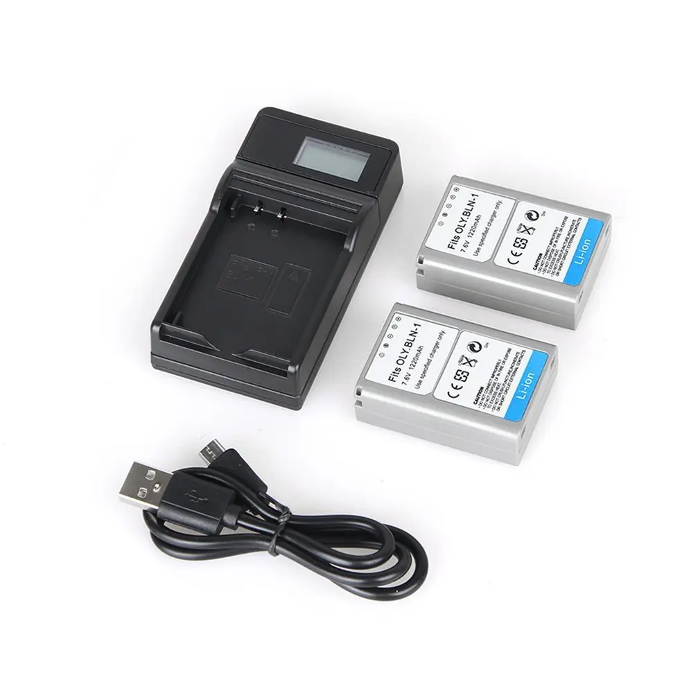 

BLN-1 7.6V 1220mAh Rechargeable Batteries USB Battery Charger Kit With LCD Display Indication For Camera Battery