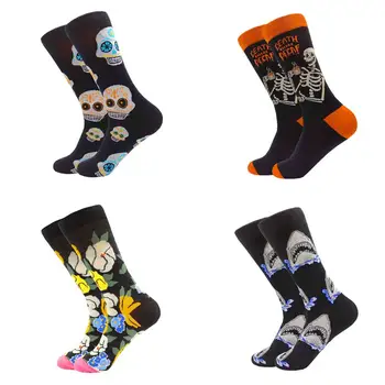 

Fashion Cartoon crazy socks Cotton Couple Lovers Socks personality Anime socks Streetwear skateboard Socks