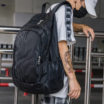 

Schoolbag men male fashion trend personality women backpack simple Japanese high school students backpack 2019 NEW