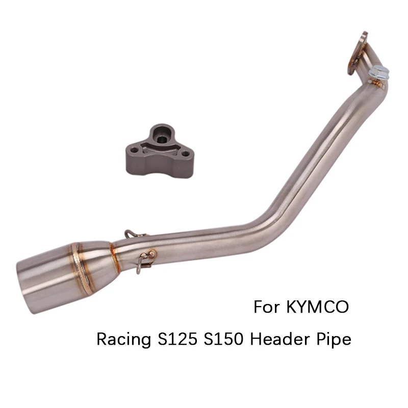 For KYMCO Racing S150 S125 Motorcycle Exhaust Pipe Stainless Steel