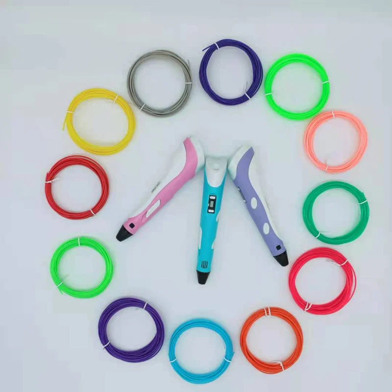 3D Printing Pens, Smart Children's Gifts, Three-dimensional Painting Creative Pens and Consumables PLA