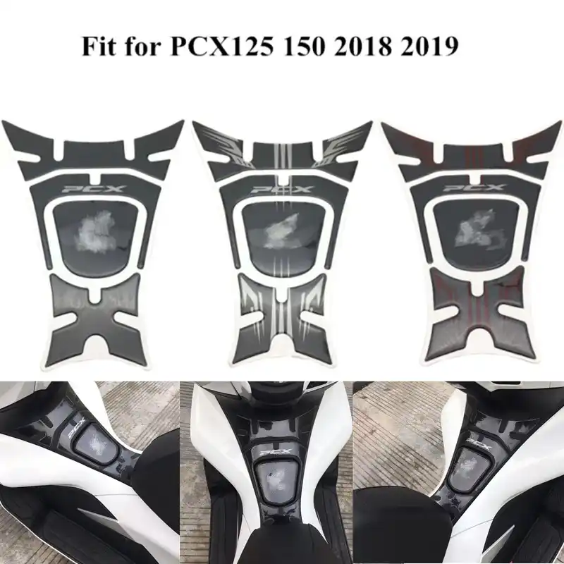 変更されたオートバイ Pcx125 Pcx150 Pcx ステッカー 3d フェアリング石油燃料ガスキャップタンクデカールステッカーバッジ Pcx125 のため 150 18 19 Aliexpress