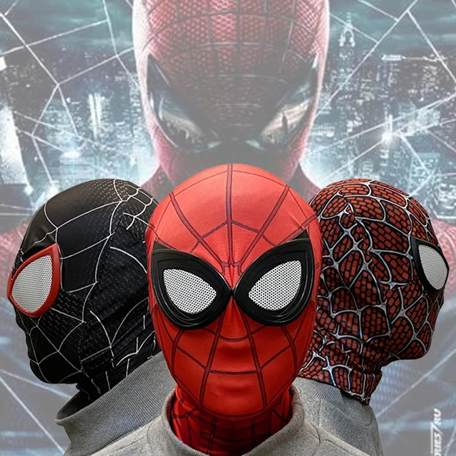 Máscara de Spiderman de Los Vengadores, casco de PVC, máscaras para niño,  fiesta de Halloween - AliExpress