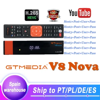 

GTMedia V8 Nova Digital DVB-S2 Satellite tv Receiver H.265 Built-in WIFI Full HD Freesat Spain TV decoder PK GTMedia V8 V9 Super