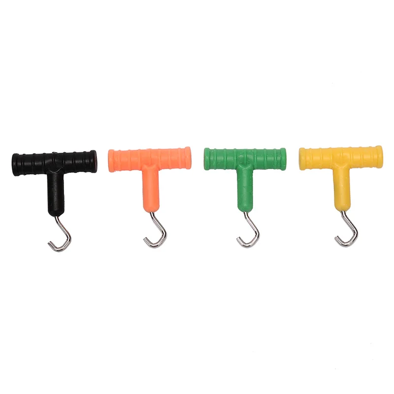 5cm Carp Fishing Equipment Knot Pull Tool Knot Hook Puller for Carp Fishing Rig Terminal Tackle T-Stype ABS