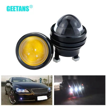 

GEETANS 1 pair 15W 12V Super Bright LED Light Eagle Eye Daytime Running Light DRL Lights Waterproof Parking DC12V for Audi