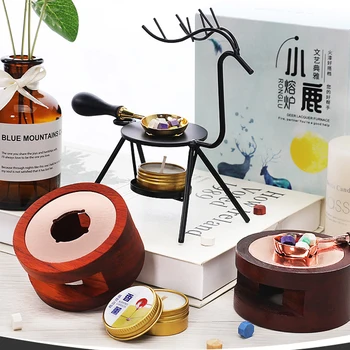 

Deer Wax Stove Retro Fire Wax Seal Stamp Sticks Wax Stick Sealing Wax Furnace Tool Stove Pot For Wax Seal Stamp Decor Craf