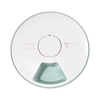 

6 Meal Trays Pet Automatic Feeder Cats Dogs Portion Control Dry Wet Food LCD Display Dispenser Digital Timer With Voice Recorder