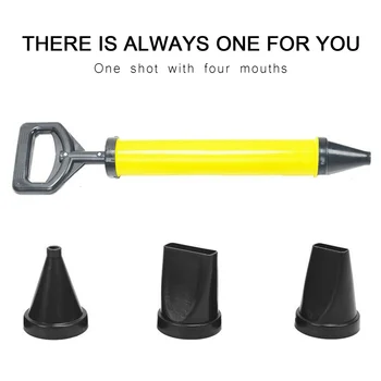 

Caulking Gun Cement Lime Pump Grouting Mortar Sprayer Filling Tool 4 Nozzles For Cement lime