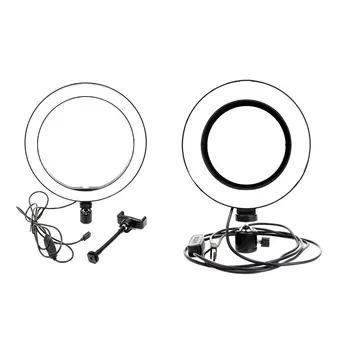 

Live Dimmable Desktop Multifunctional Ring Light 3 Color Led Mobile Phone Beauty Facial Selfie Photography Fill Light