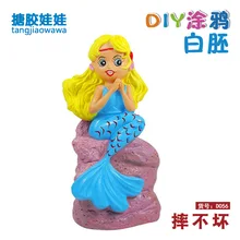 D056 [Высота 22 см "пятьсот различных дополнительных DIY винил борцовка не плохой негипсовая кукла цветной рисунок